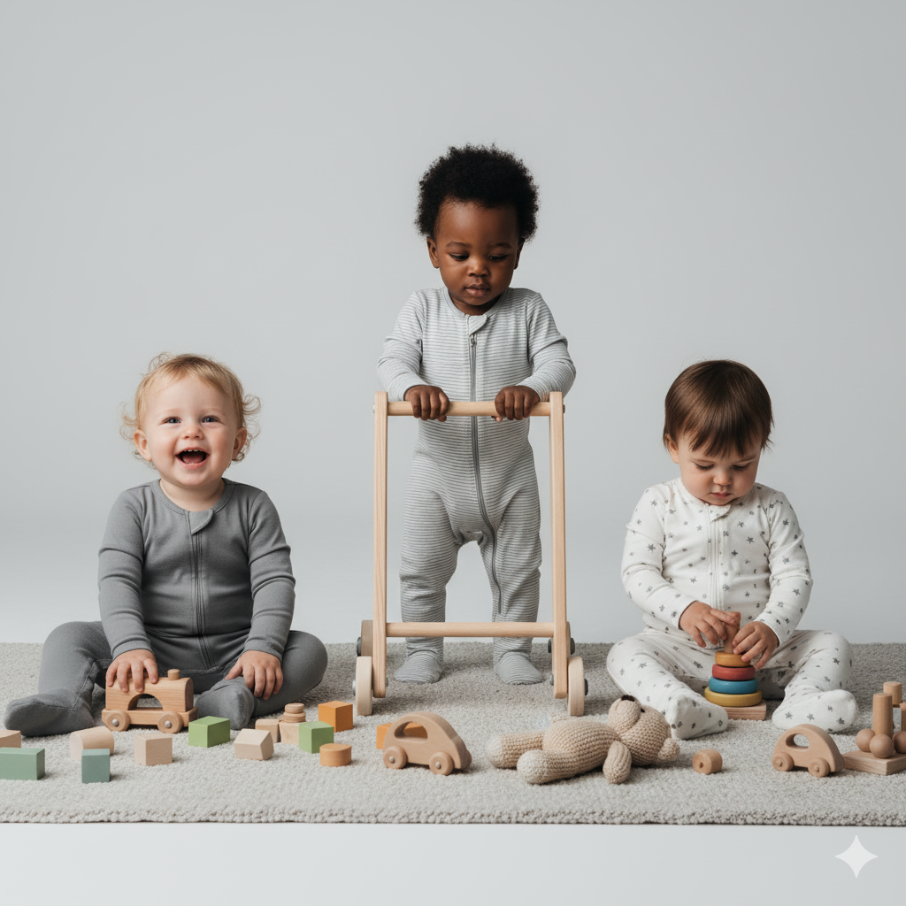 Children’s 3-Piece Sleepsuit Set